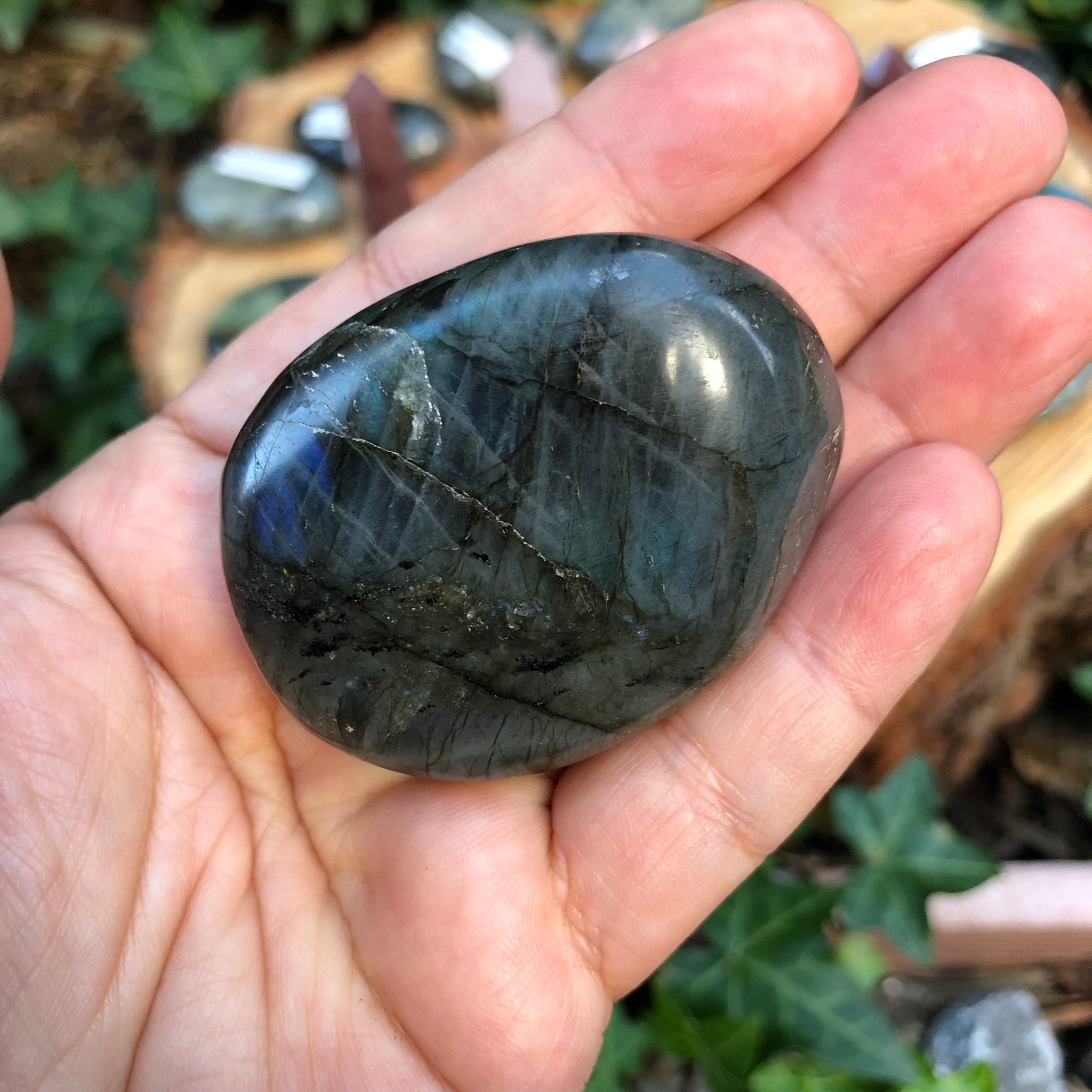 Labradorite pocket stone-#1