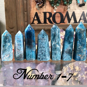 Apatite Towers #1-18 (approx 2-3 inches)