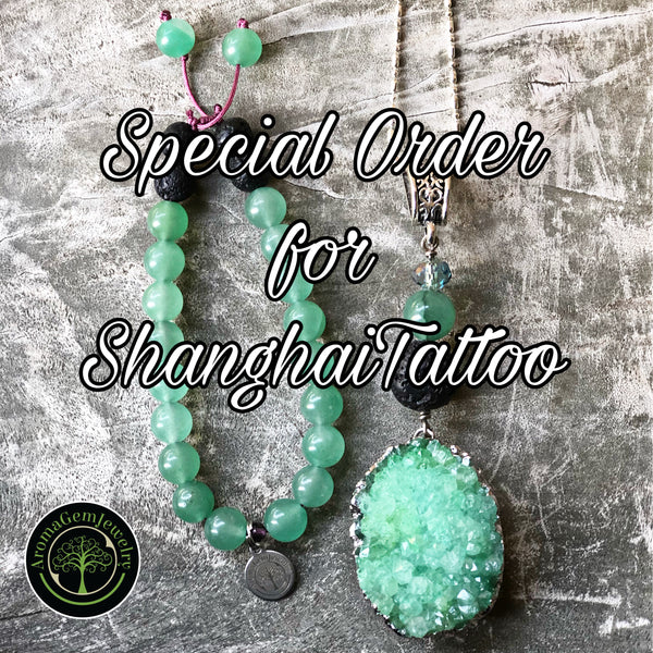 Special Order for Shanghai Tattoo (necklace bracelet set)